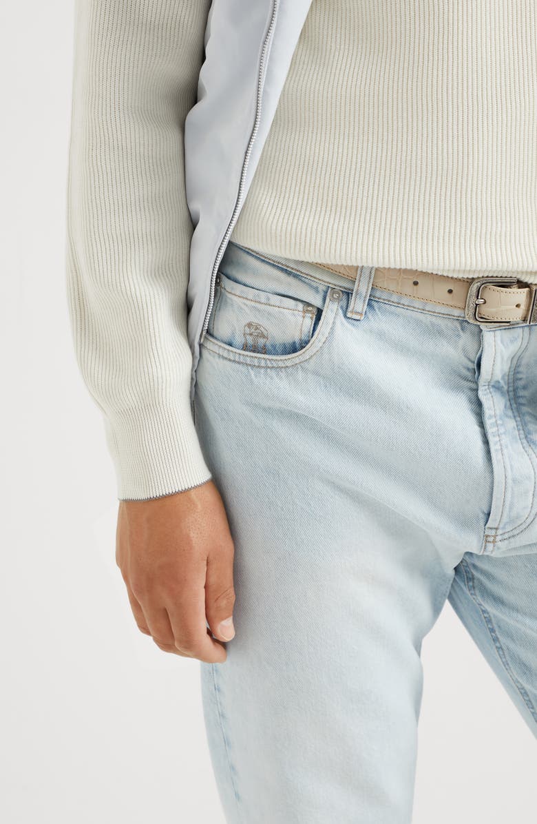 Brunello Cucinelli Iconic fit five-pocket trousers, Alternate, color, 