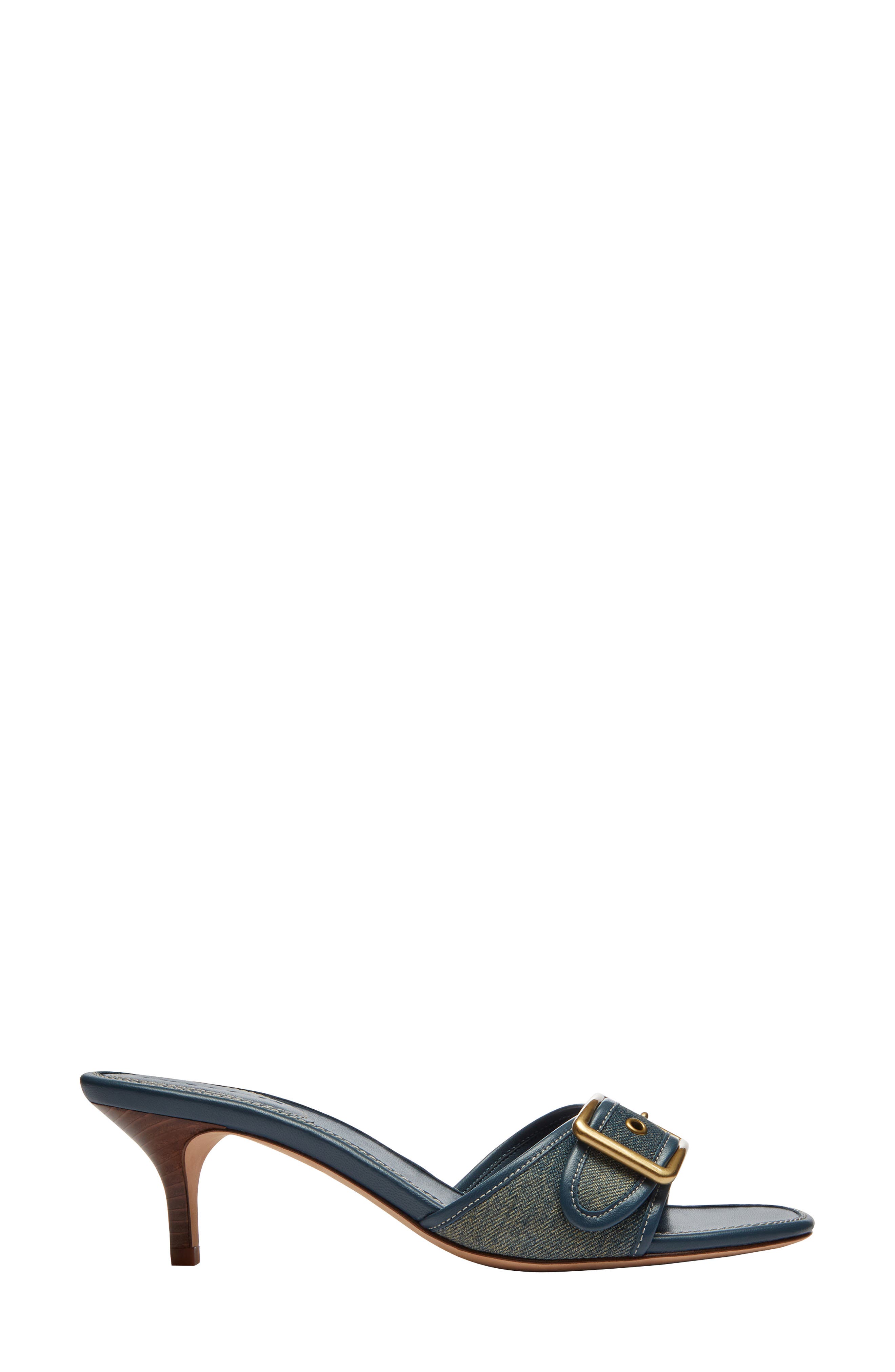 COACH Margot Sandal, Alternate, color, Dark Indigo.