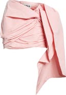 Area Taffeta Knot Miniskirt