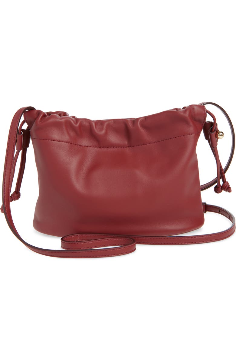 Strathberry Drawstring Leather Crossbody Bag, Alternate, color, Oxblood