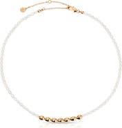 Ettika Freshwater Pearl & Cubic Zirconia Necklace