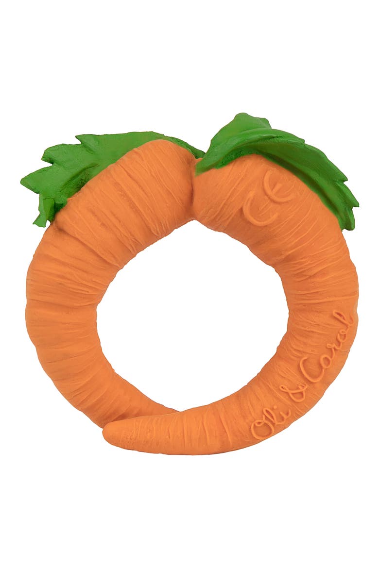 Cathy the Carrot Teething Toy, Alternate, color, NO COLOR