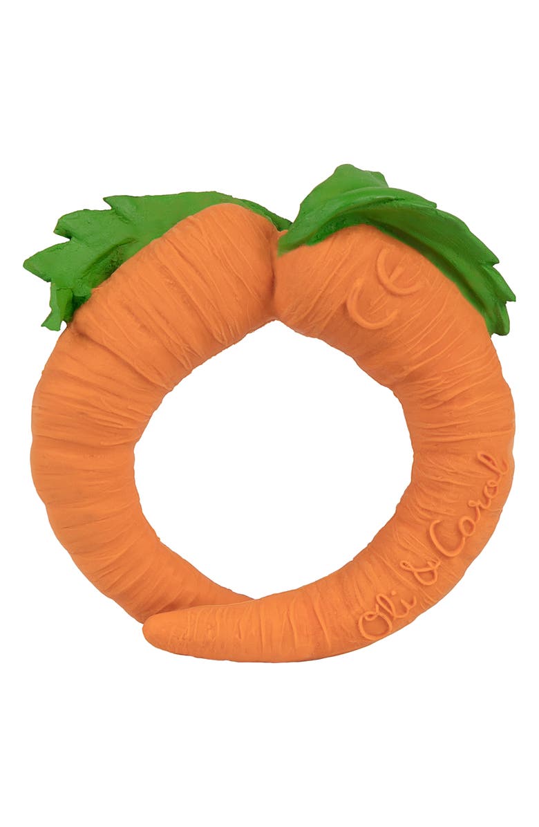 Oli&Carol Oli and Carol Cathy the Carrot Teething Toy, Alternate, color, 