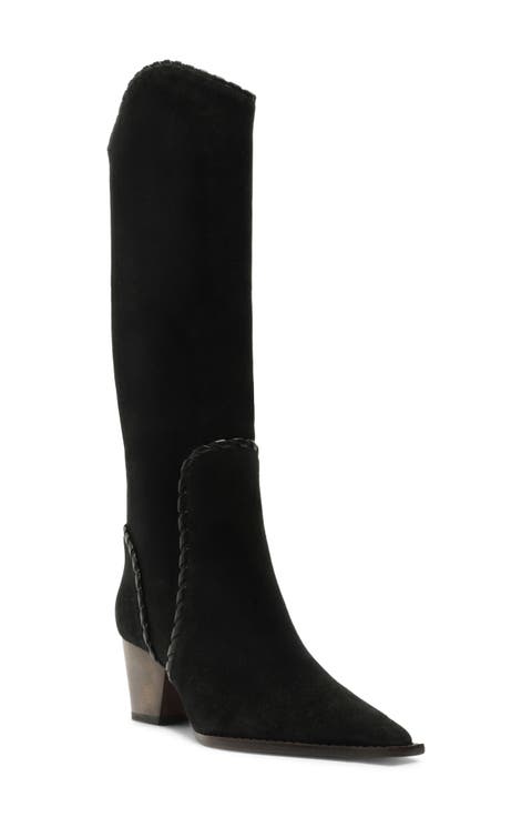 Victoria Knee High Saddle Boot (Women)