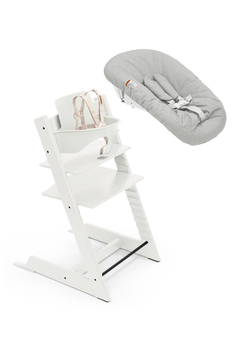 Tripp Trapp® Highchair² & Newborn Set $463 Value, Alternate, color, WHITE