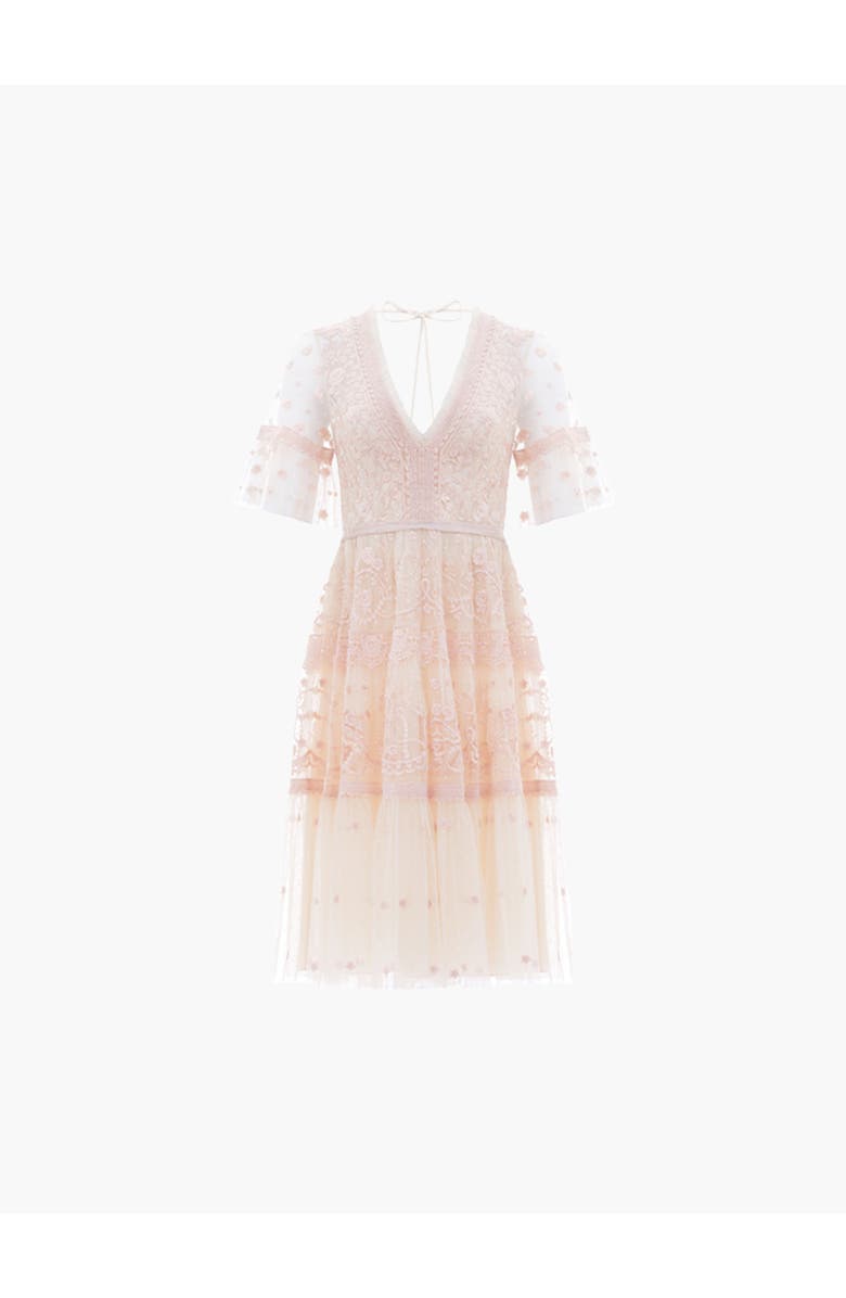 Needle & Thread Midsummer Lace Dress, Alternate, color, Champagne/Ballet Slipper