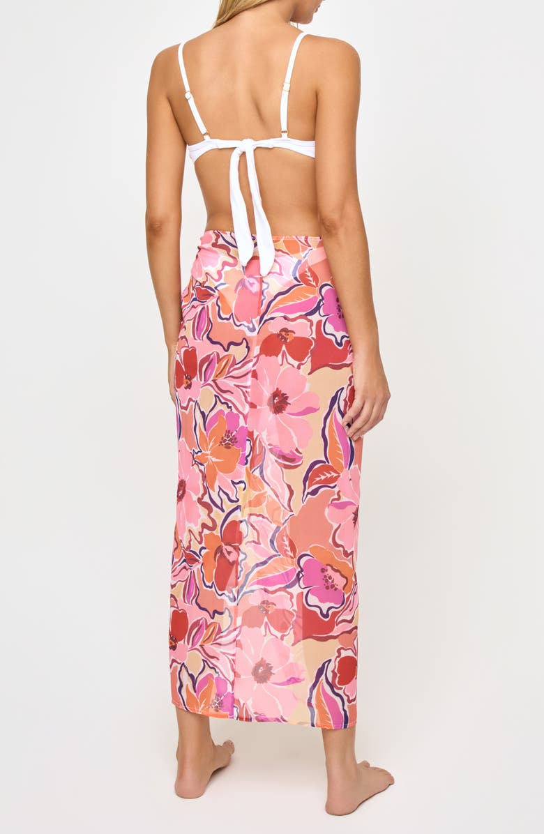 LSPACE Portela Cover-Up Sarong, Alternate, color, Lost In The Blooms