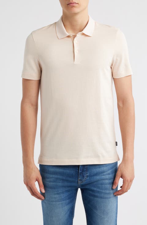 Pitton Slim Fit Mercerized Cotton Polo