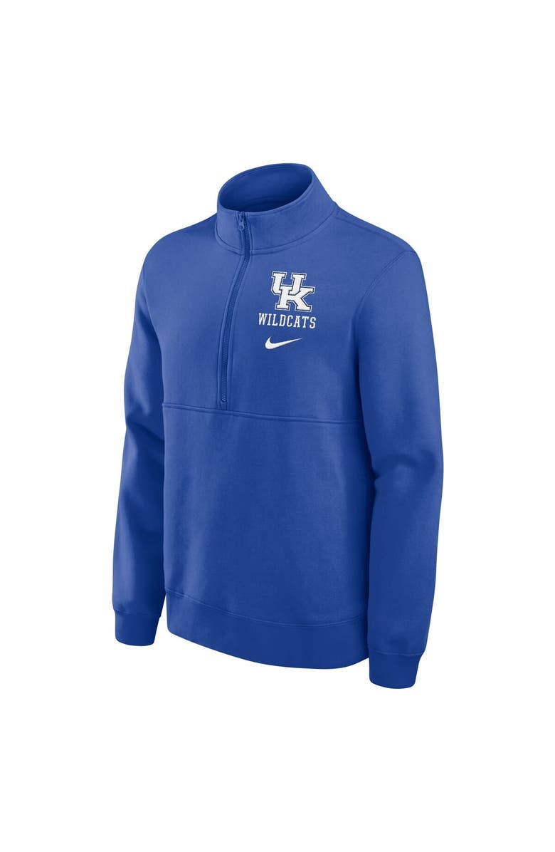 Nike Men's Nike Royal Kentucky Wildcats Primetime Club Half-Zip Pullover, Alternate, color, 