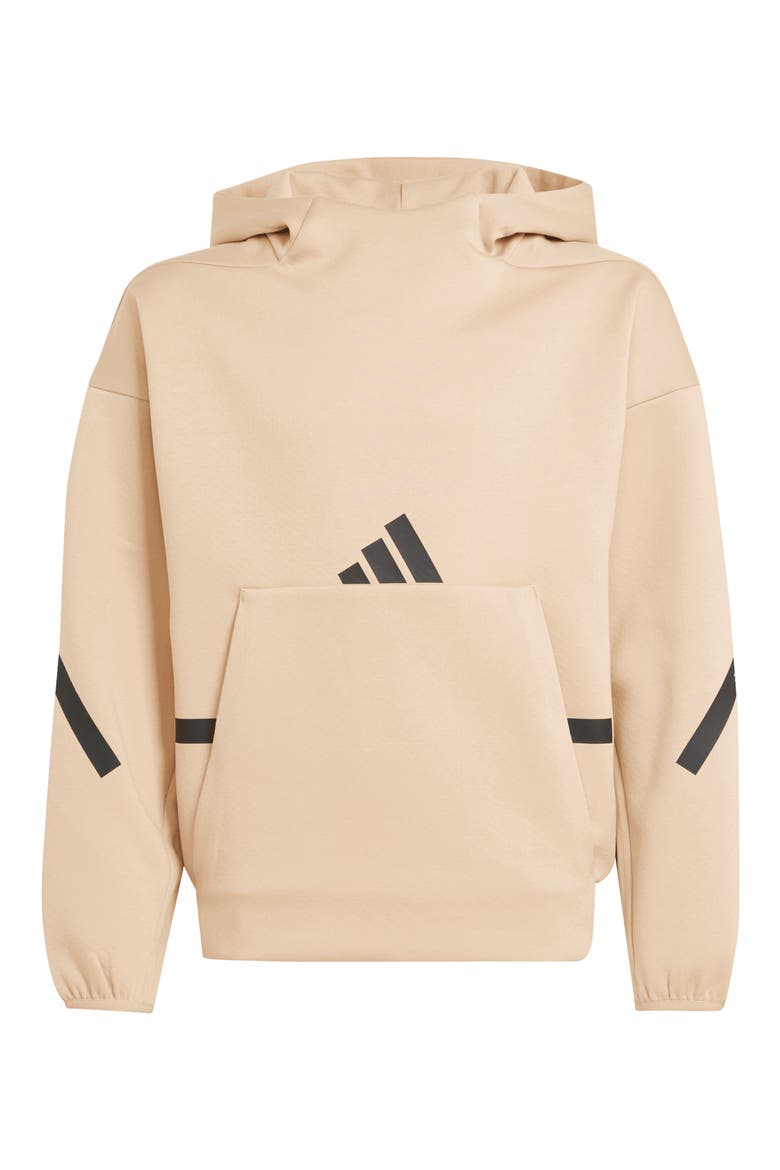 Kids' Z.N.E. Hoodie, Main, color, MAGIC BEIGE/ BLACK