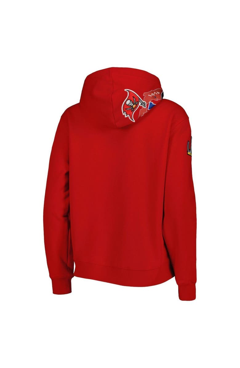 PRO STANDARD Women's Pro Standard Red Tampa Bay Buccaneers Local Patch Pullover Hoodie, Alternate, color,