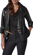 Donna Karan New York Faux Leather Blazer