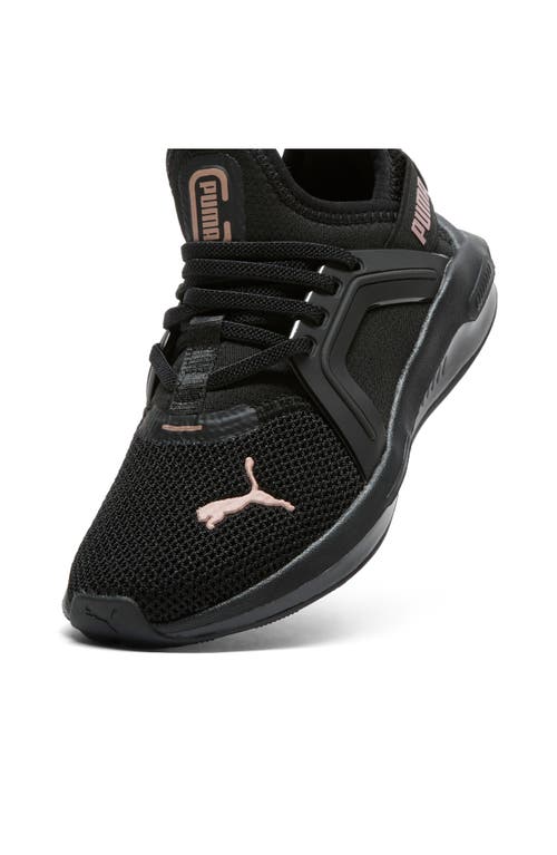 Puma Kids' Softride Enzo 5 Sneaker In Black