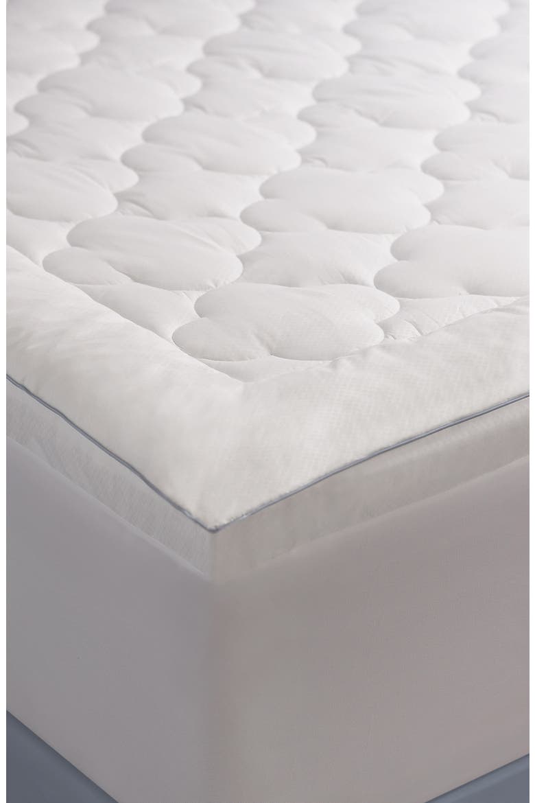 Cooling Mattress Pad, Main, color, WHITE
