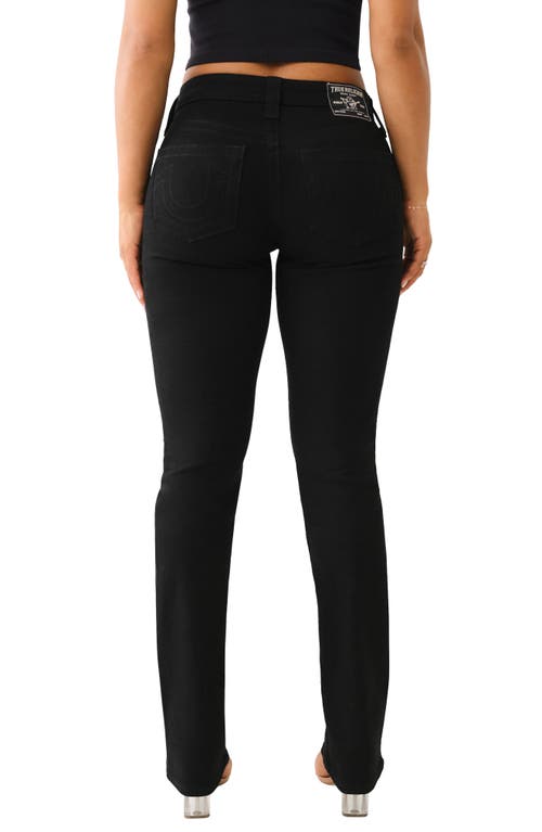 TRUE RELIGION TRUE RELIGION BILLIE MID RISE STRAIGHT LEG JEANS