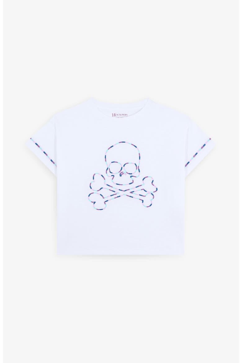 Embskulltee Girls, Main, color, White
