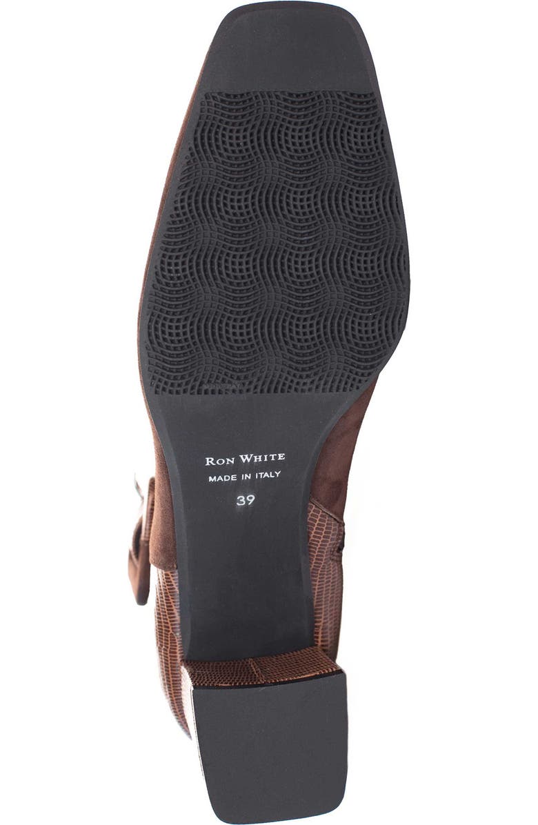 Ron White Lana Weatherproof Buckle Bootie, Alternate, color, Chocolate