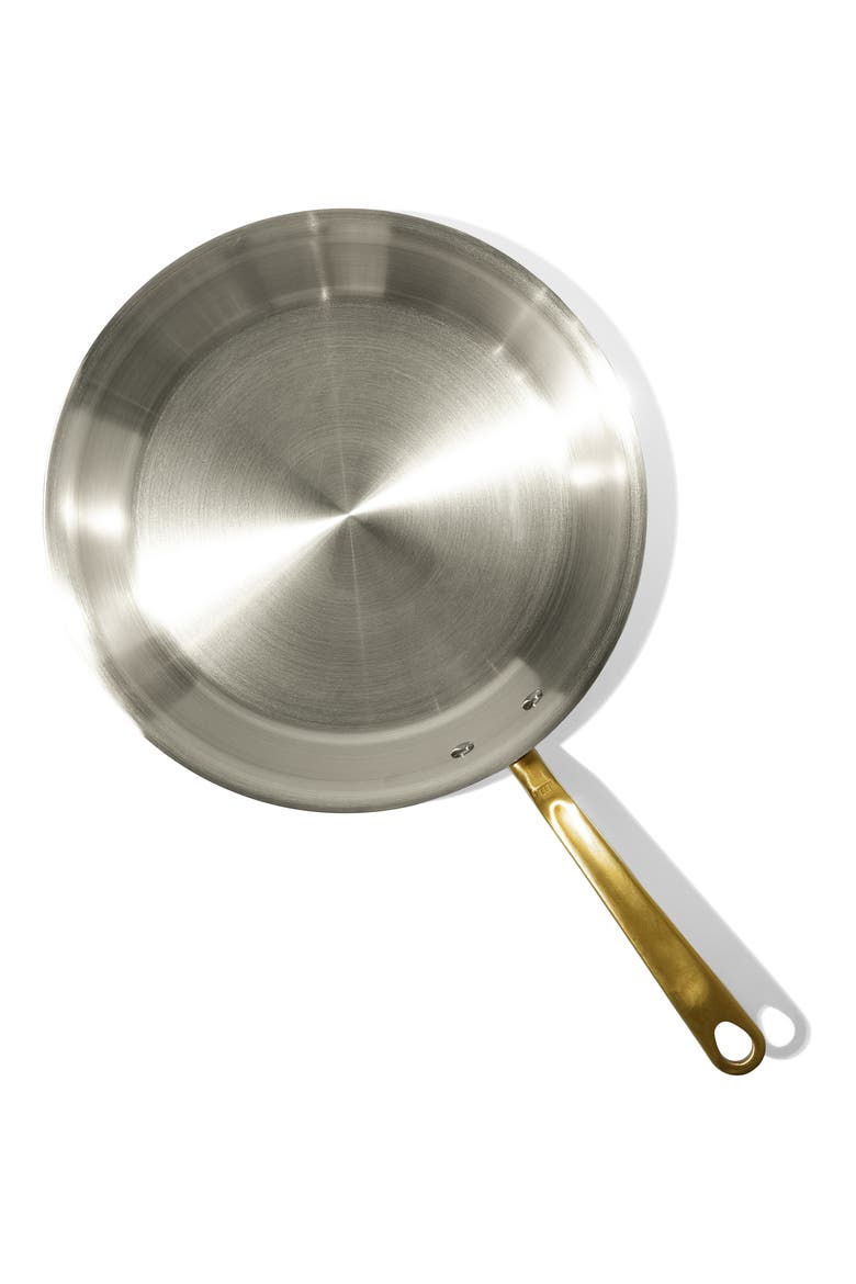 Stainless Clad 12-Inch Fry Pan, Alternate, color, STAINLESS