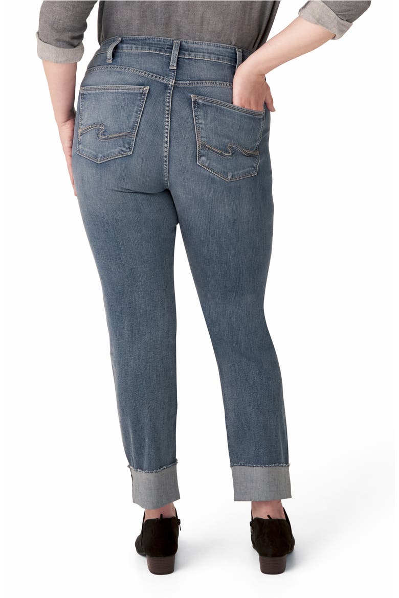Avery Straight Leg Jeans, Alternate, color, INDIGO
