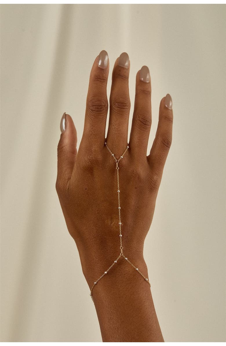 Set & Stones Austen Hand Chain, Alternate, color, Gold