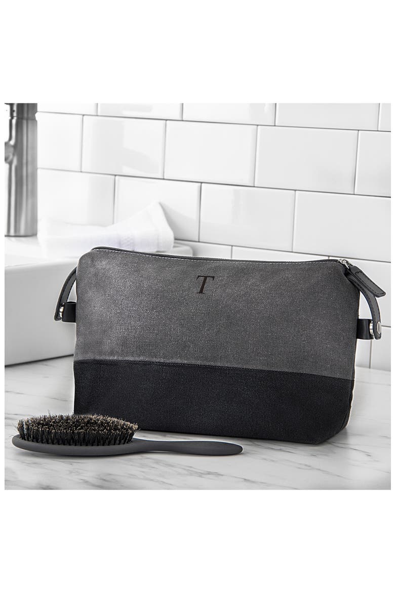 Monogram Travel Kit, Alternate, color, GREY-S