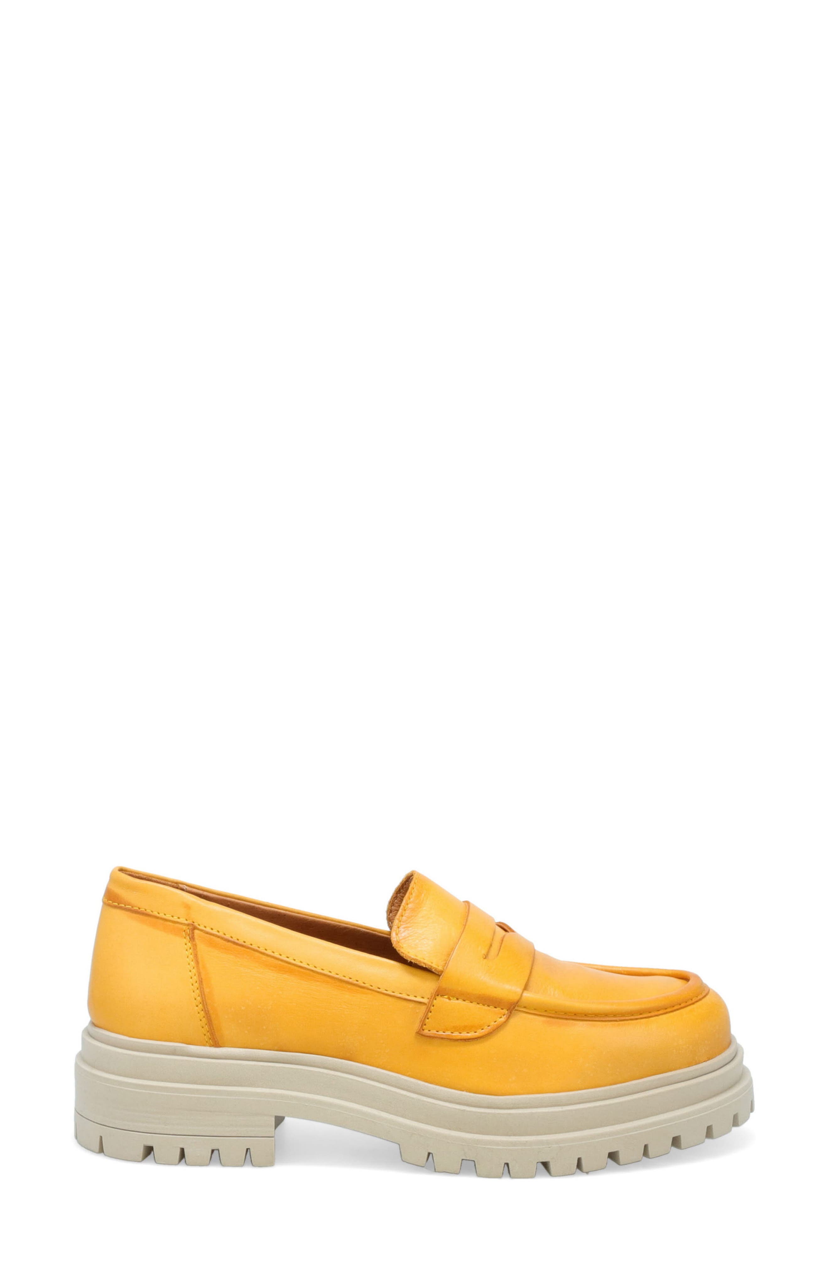 Legend Platform Loafer, Alternate, color, OCHRE ANTIQUE BURNIS