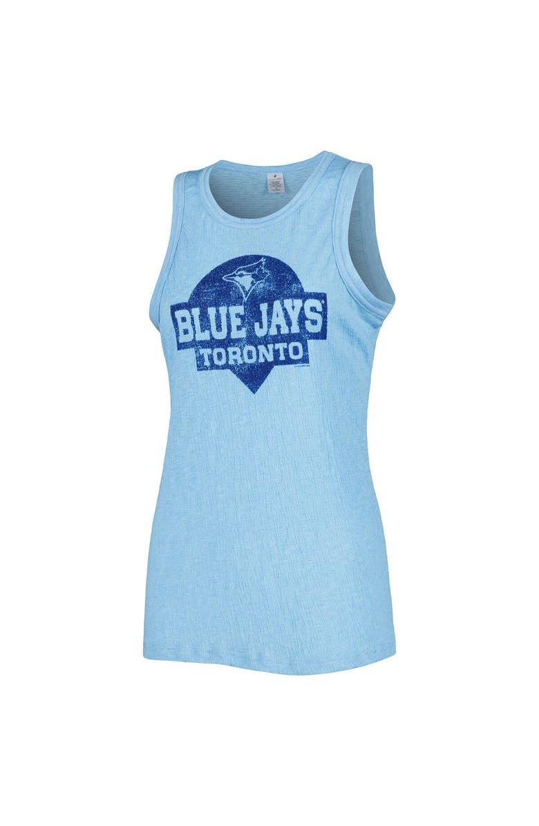 SOFT AS A GRAPE Women's Soft as a Grape Royal Toronto Blue Jays Tri-Blend Tank Top, Alternate, color, Royal