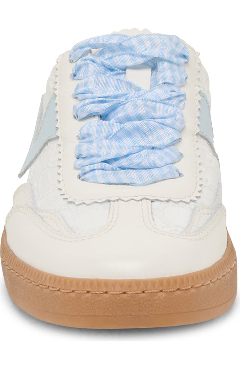 Dolce Vita Notice Mule Sneaker, Alternate, color, White/Blue Eyelet