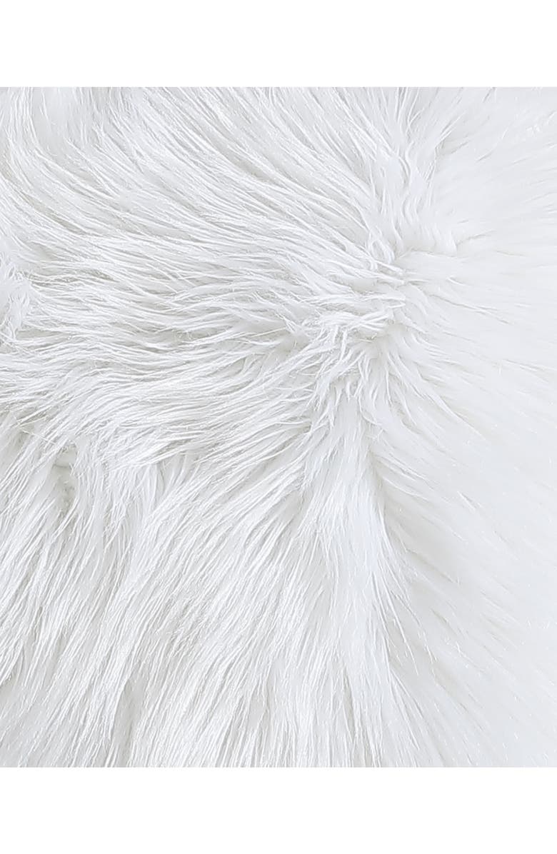 Faux Fur Throw Pillow