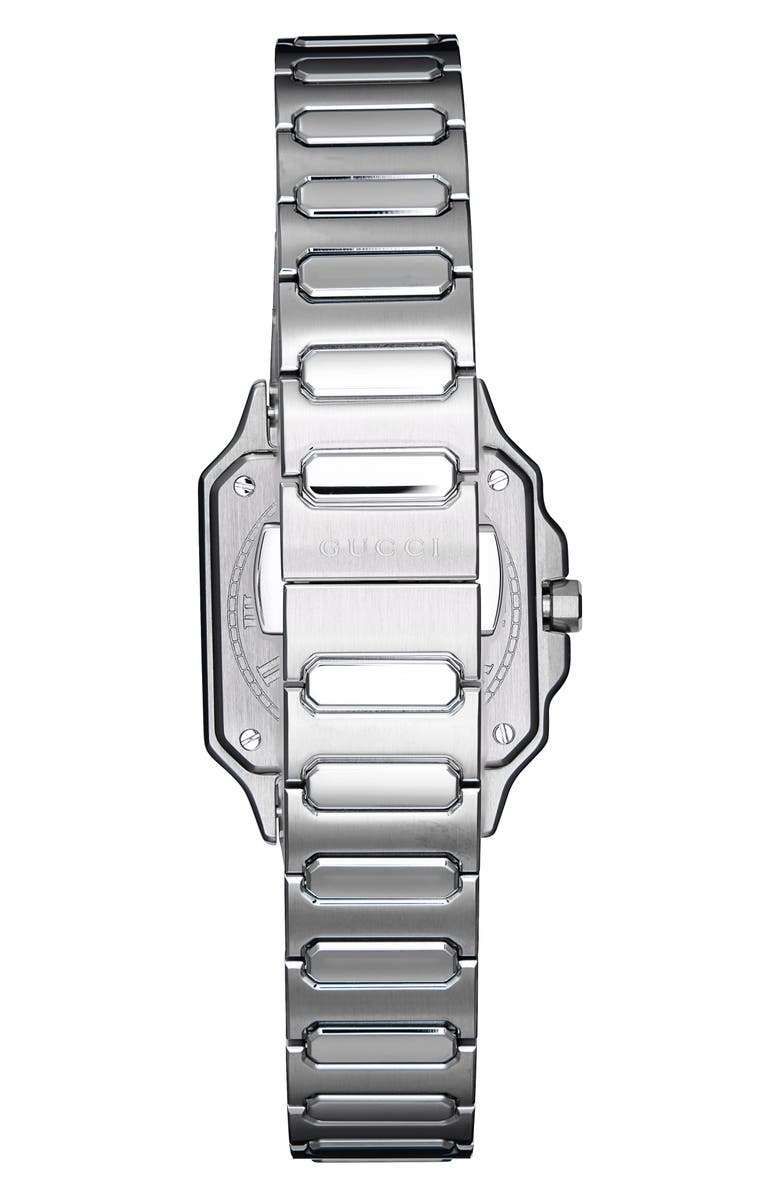 Gucci G-Flat Diamond Bracelet Watch, 24mm, Alternate, color, 