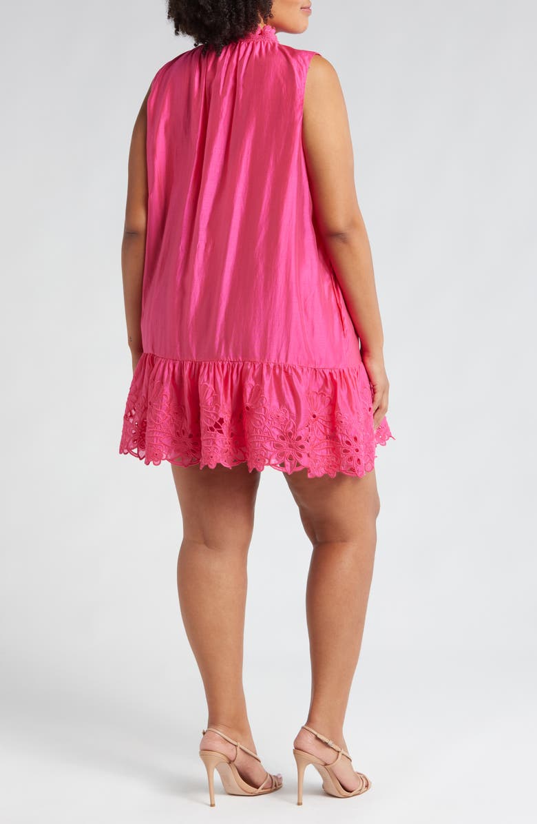 CIEBON Inayah Embroidered Trapeze Dress | Nordstromrack