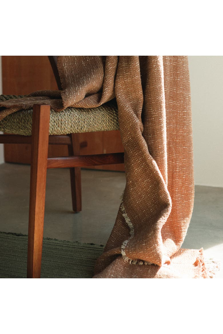 Handloom Plaid Natural, Alternate, color, Ochre and Natural