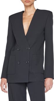 FRAME Double Breasted Blazer