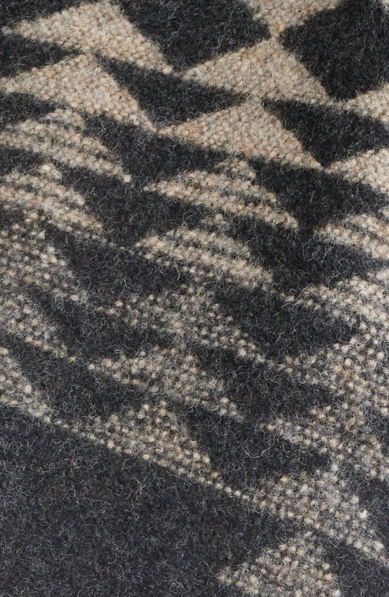 Pendleton Harding Jacquard Virgin Wool Poncho, Alternate, color,