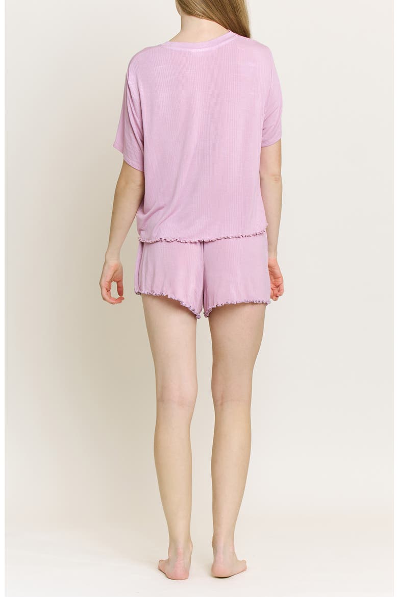 Dreamland Rib Pajamas, Alternate, color, IRIS BLOOM