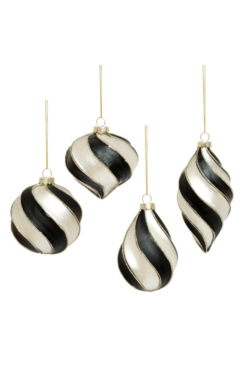 Mark Roberts Classic Stripes Ornament, Set of 12, Main, color, 