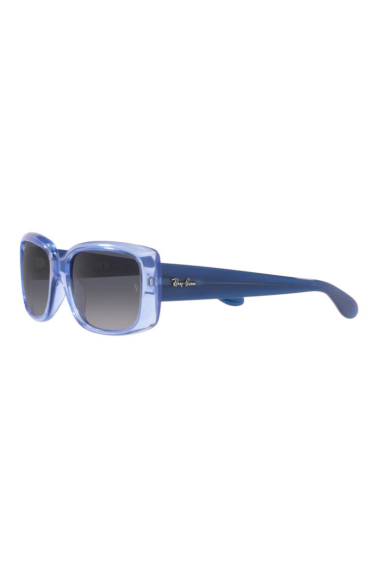 55mm Gradient Polarized Pillow Sunglasses, Alternate, color, VIOLET