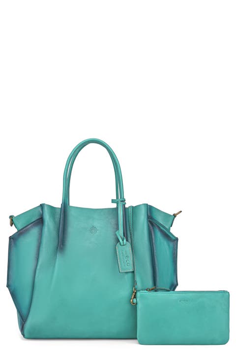 Sprout Land Leather Tote Bag