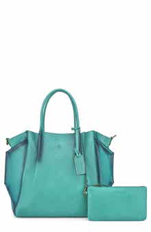 Sprout Land Leather Tote Bag