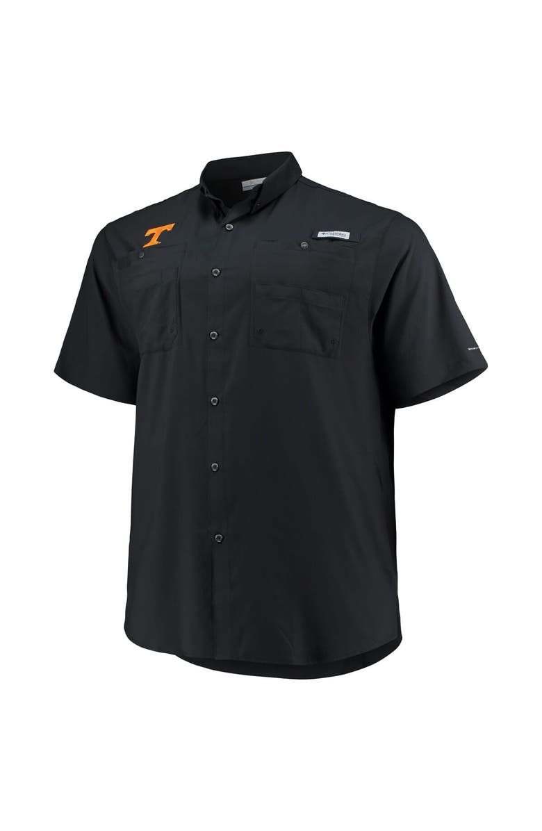 Columbia Men's Columbia Black Tennessee Volunteers Big & Tall Tamiami Omni-Shade Button-Down Shirt, Alternate, color, Black
