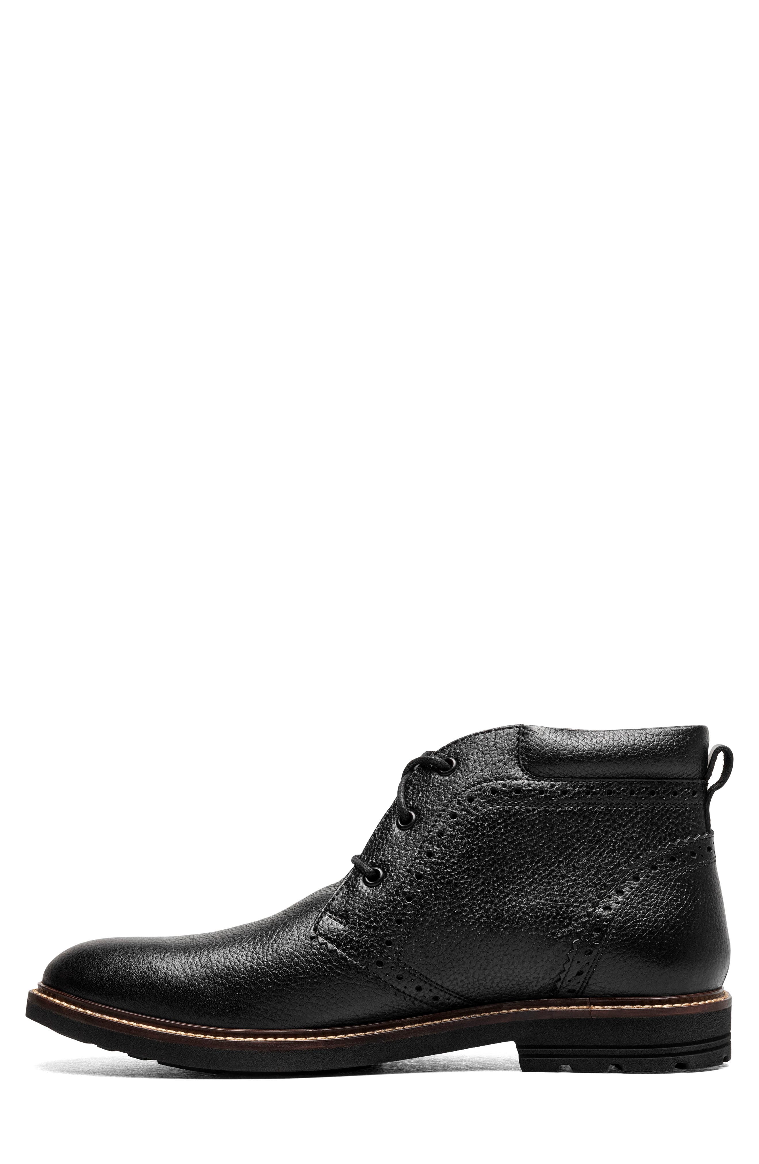 NUNN BUSH Ozark II Chukka Boot, Alternate, color, Black Tumbled