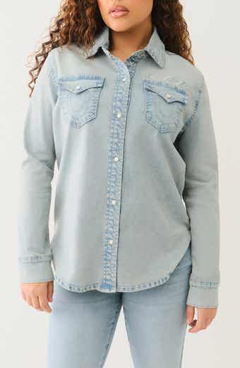 True Religion Georgia Denim Button-Up Shirt