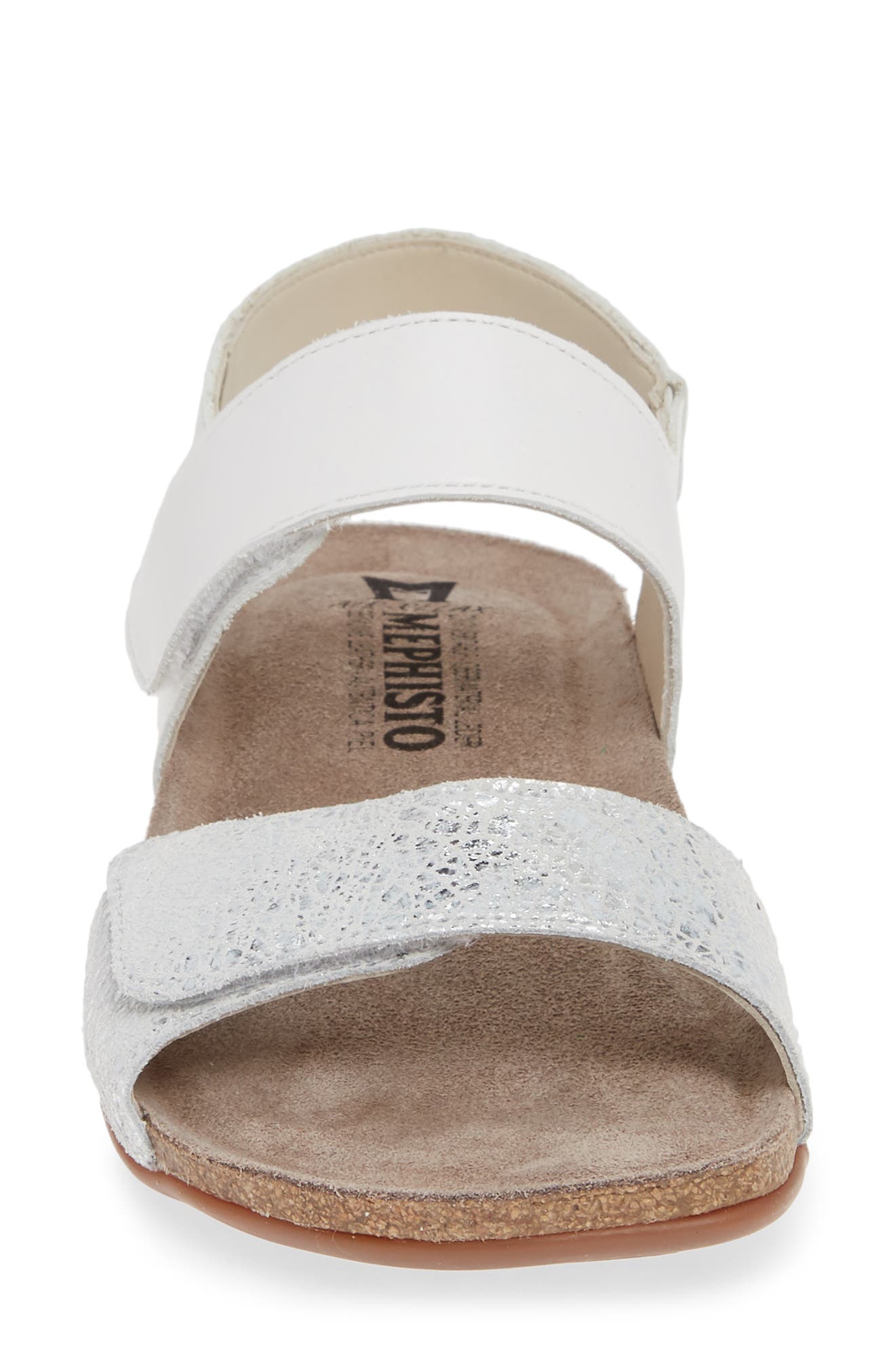 'Agave' Sandal, Alternate, color, WHITE LEATHER