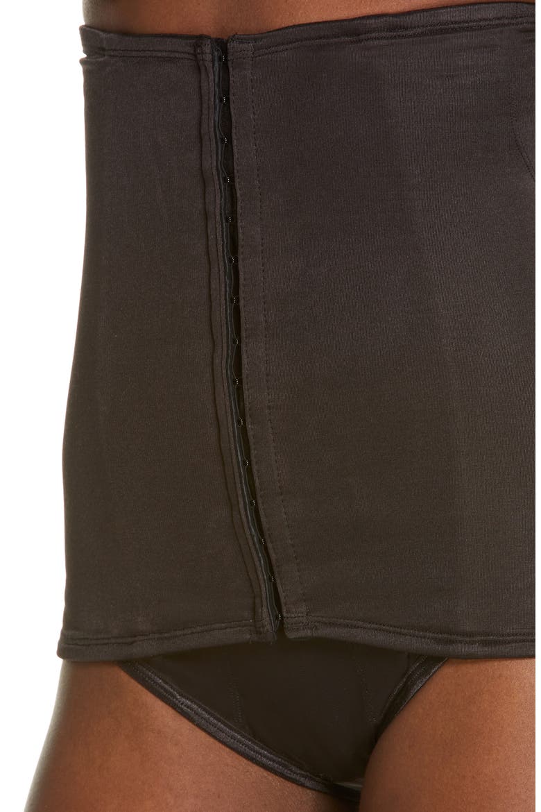 Inches Off Waist Cincher, Alternate, color, BLACK