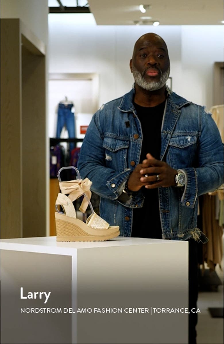 Abbot Ankle Wrap Wedge Sandal, sales video thumbnail