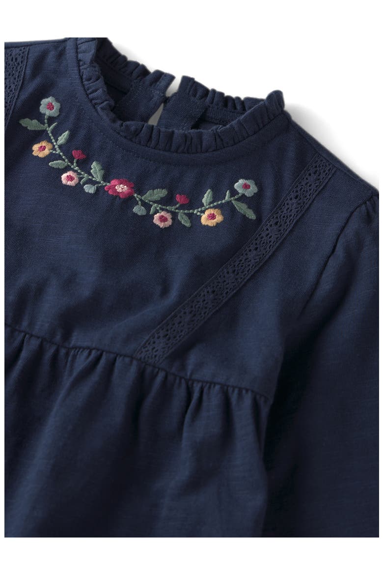 Organic Cotton Knit Top, Alternate, color, BLUE
