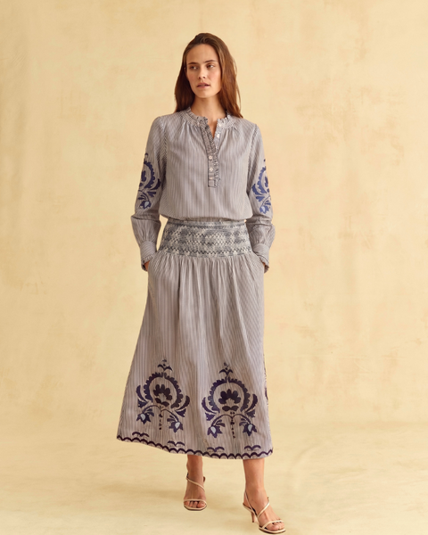 Mara Embroidered Top