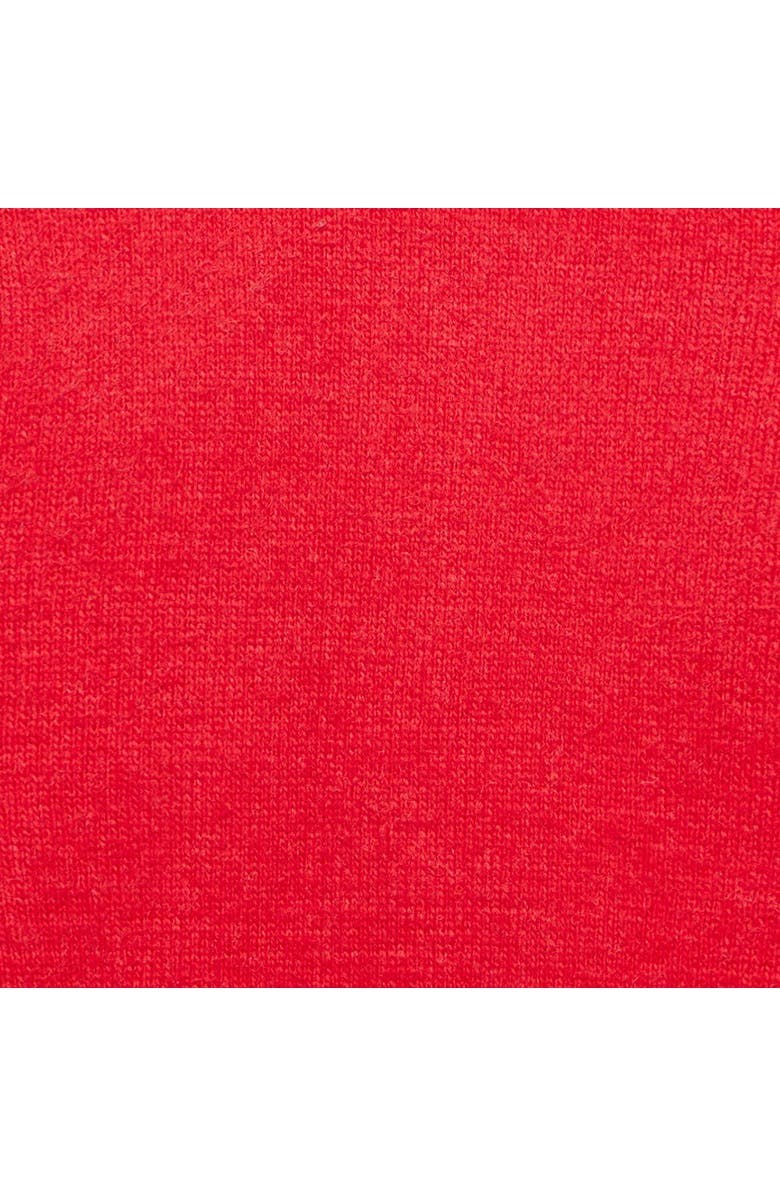 MINT VELVET Layered Tipped Knit Cardigan, Alternate, color, Red