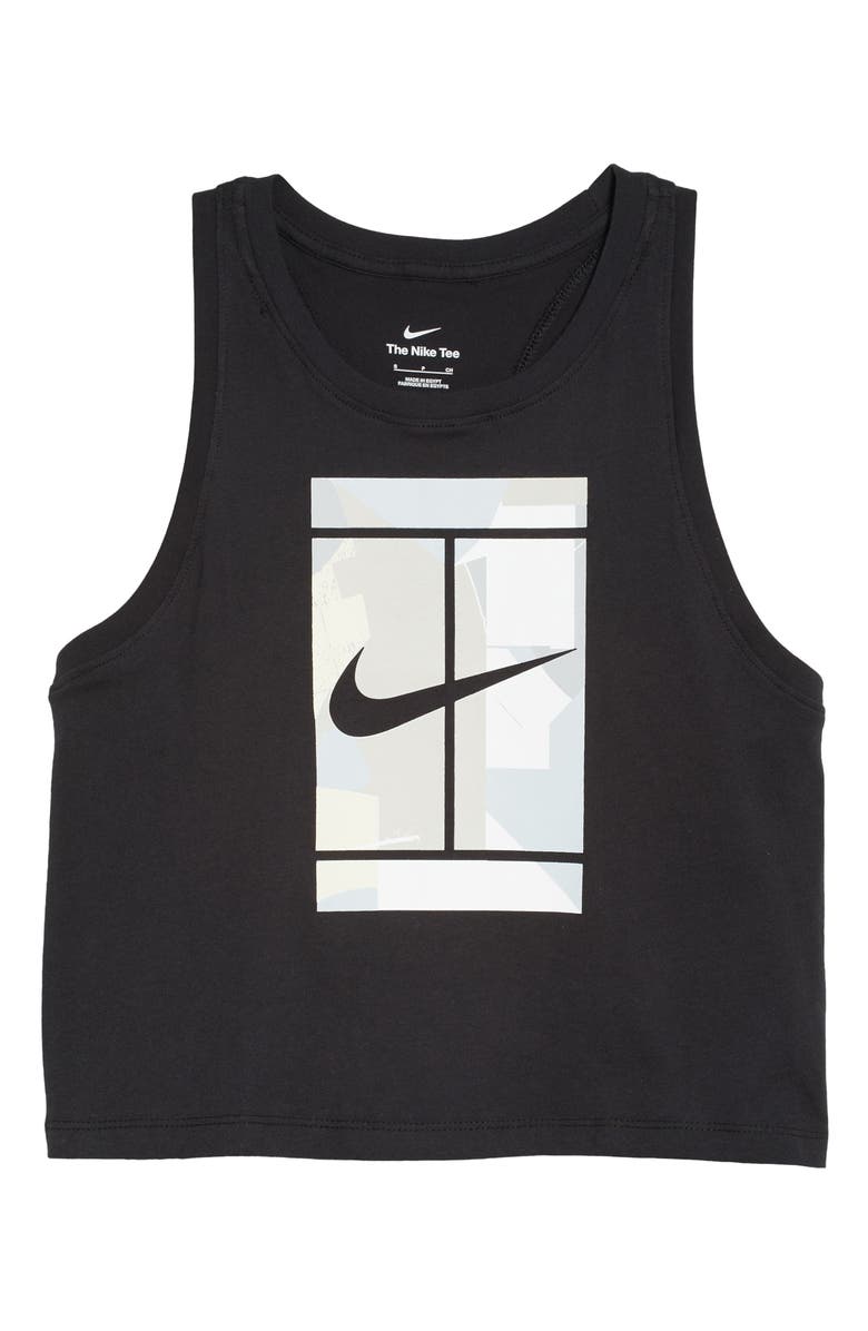 Nike Court Cotton Tank, Alternate, color, Black