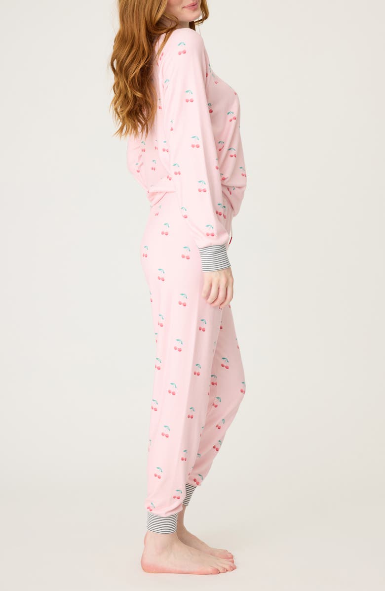 PJ Salvage Life Is Sweet Brushed Jersey Pajamas, Alternate, color,